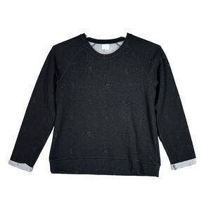 Karl‎ Marc John Shirt Womens Small Gray Sweatshirt Casual Neutral Minimalist